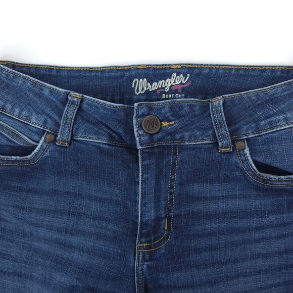 Wrangler Women's Boot Cut Jeans - Indigo - Picture 5 of 10